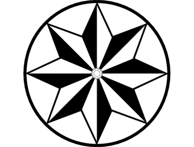 Ahır Yıldızı dxf Dosyası DXF çizimi