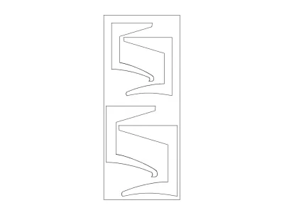 Sehpa 1 dxf Dosyası DXF çizimi