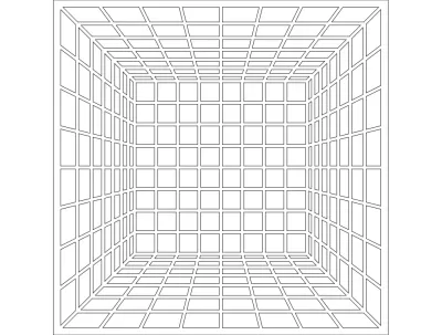 3B Kare dxf Dosyası DXF çizimi