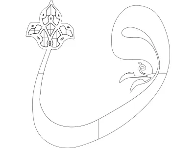 Vav DXF Dosyası DXF çizimi