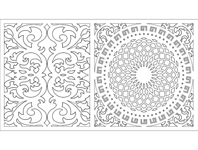 Ayırıcı 2 DXF Dosyası DXF çizimi