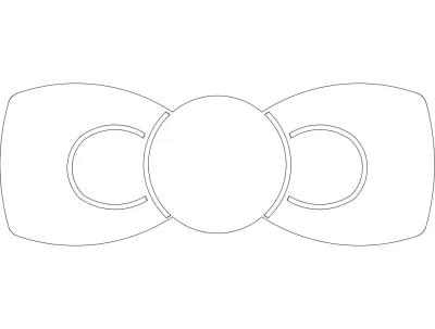 Bow 2 dxf Dosyası DXF çizimi