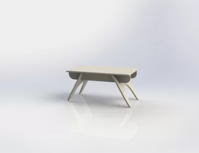 Masa Parçası 3 DXF Dosyası DXF çizimi