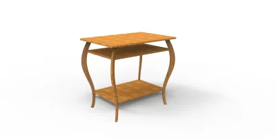 Klasik masa 10 mm MDF.dxf DXF çizimi