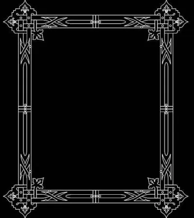 Ayna Çerçevesi 0472 dxf Dosyası DXF çizimi