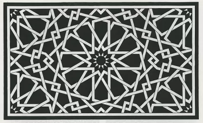 İslami sanat 2 dxf Dosyası DXF çizimi