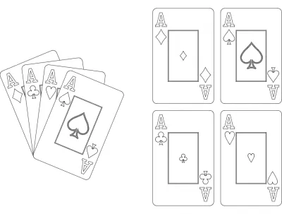 Aces DXF Dosyası DXF çizimi