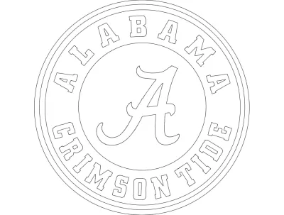 Alabama dxf Dosyası DXF çizimi