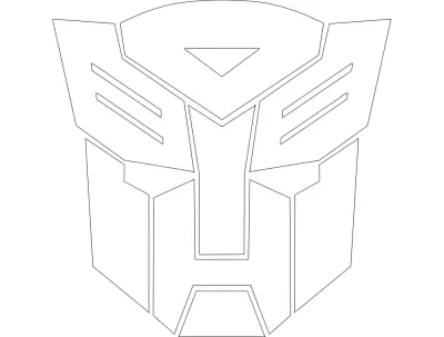 Autobot Logosu dxf Dosyası DXF çizimi