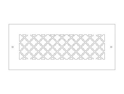 14x6 yeni desen DXF dosyası DXF çizimi