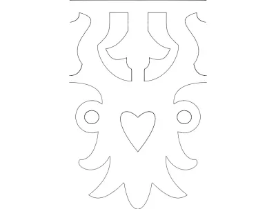 Orn 48 0 dxf Dosyası Tasarla DXF çizimi