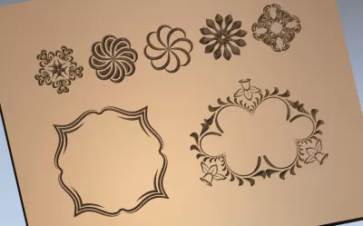 Çerçeveler DXF Dosyası DXF çizimi