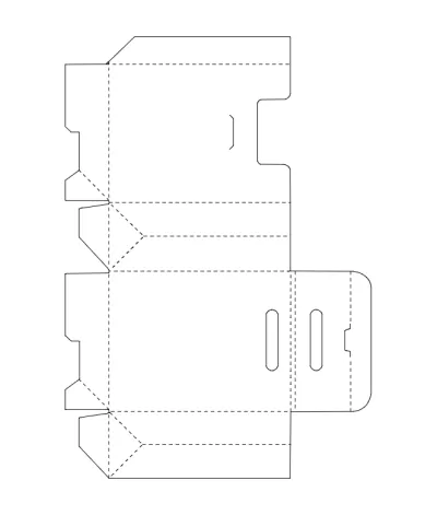 Ambalaj (44) dxf Dosyası DXF çizimi