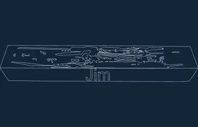Bir Jim Beam.dxf DXF çizimi