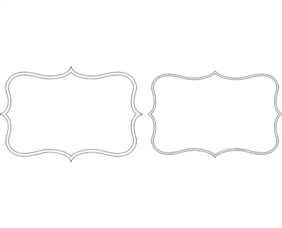 Çerçeve 24 dxf Dosyası DXF çizimi