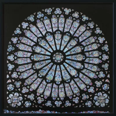 Paris Notre-Dame Katedrali dxf Dosyası DXF çizimi