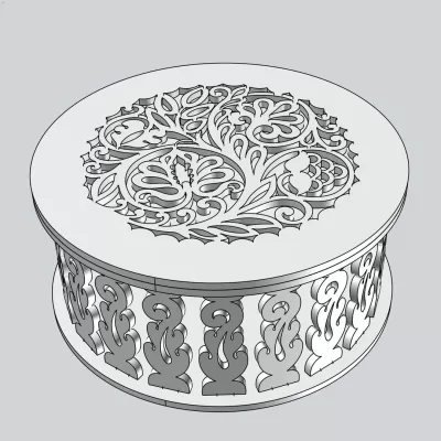 Nitochniza dxf Dosyası DXF çizimi
