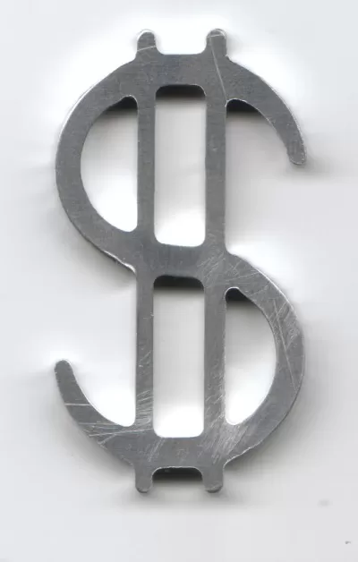 Dolar İşareti dxf Dosyası DXF çizimi