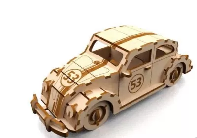 Herbie 3mm dxf Dosyası DXF çizimi