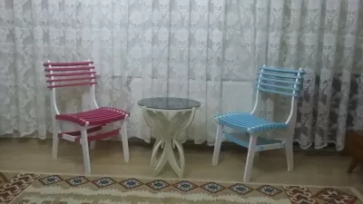 Masif Ahşap Geçme Sandalye DXF Dosyası DXF çizimi