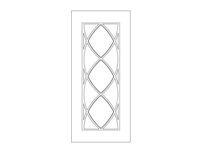Baklava deseni DXF dosyası DXF çizimi