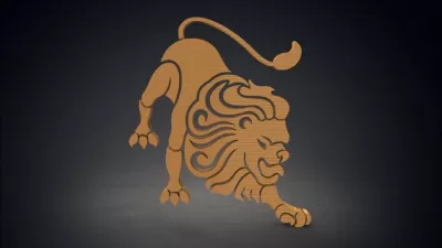 Leo dxf Dosyası DXF çizimi