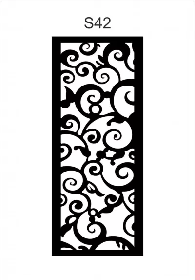 Duvar Ayırıcı S42 dxf Dosyası DXF çizimi