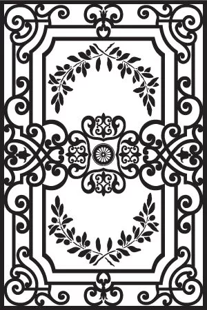 Şablon Duvar DXF Dosyası DXF çizimi