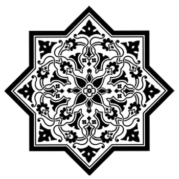 Dekoratif beton deseni ve şablon dxf dosyası DXF çizimi