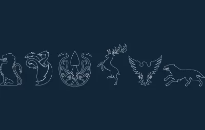 Game of Thrones'un Şeyleri dxf DXF çizimi