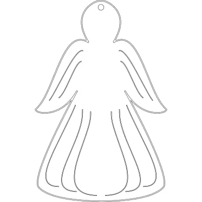 Melek dxf Dosyası DXF çizimi