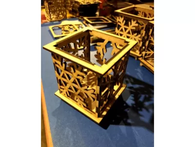 Kar Tanesi Mumluk dxf Dosyası DXF çizimi