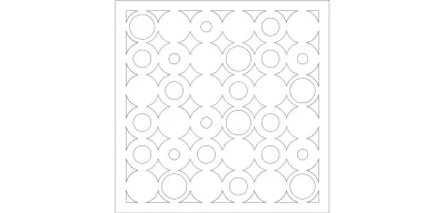 400x400 mm dxf Dosyası DXF çizimi