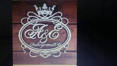Monogram DXF Dosyası DXF çizimi