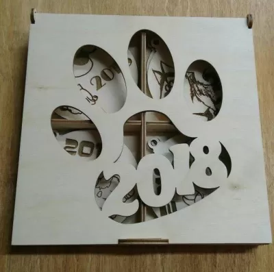 Kutu 2018 Ücretsiz Vektör CDR çizimi