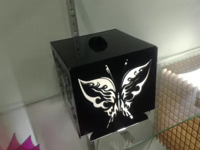 Aydınlatma Kutusu dxf Dosyası DXF çizimi