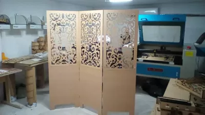 Biombo Model 01 Ücretsiz Vektör CDR çizimi