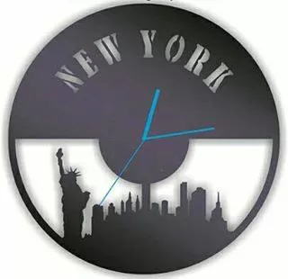 New York Cdr Vinil Saatler Ücretsiz Vektör CDR çizimi