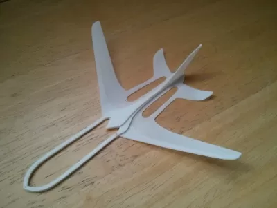 Planör dxf DXF çizimi