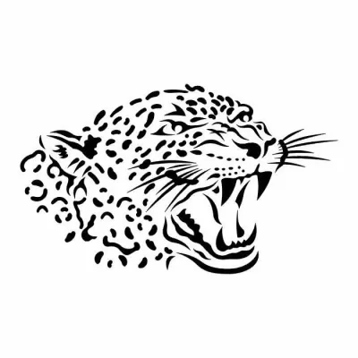 Leopar Ücretsiz Vektör CDR çizimi