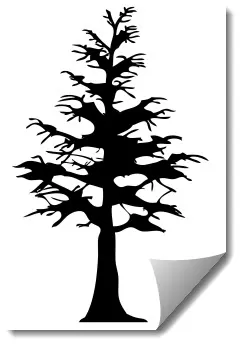 Ağaç 2 dxf dosyası DXF çizimi
