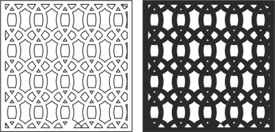 Geometrik Desen Ücretsiz Vektör CDR çizimi