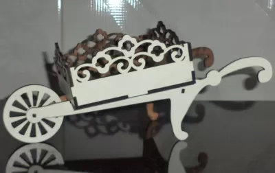 Araba 3D Yapboz Ahşap Ücretsiz Vektör CDR çizimi