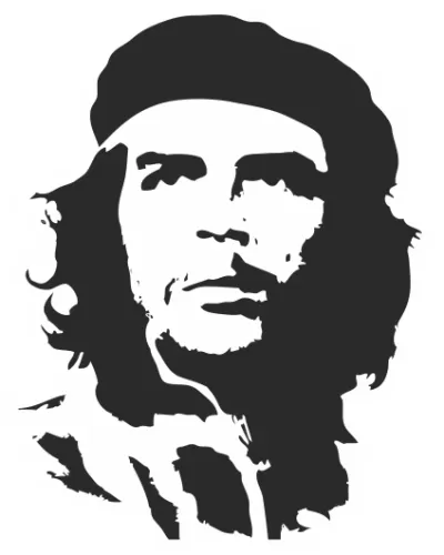 Ernesto Che Guevara Vektör Ücretsiz Vektör CDR çizimi