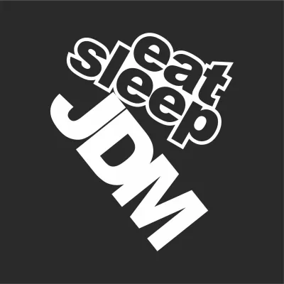 Ye Uyu JDM Sticker Vektör Ücretsiz Vektör CDR çizimi
