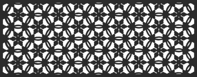 Geometrik Çiçek Deseni Ücretsiz Vektör CDR çizimi