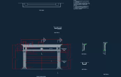 Yunan Mantosu.dxf DXF çizimi