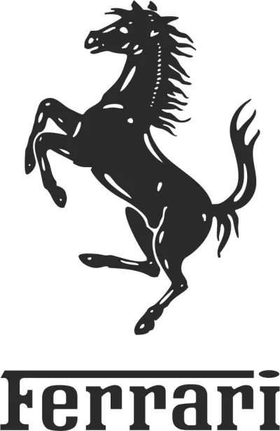 Ferrari Logosu Vektörel Ücretsiz Vektör CDR çizimi