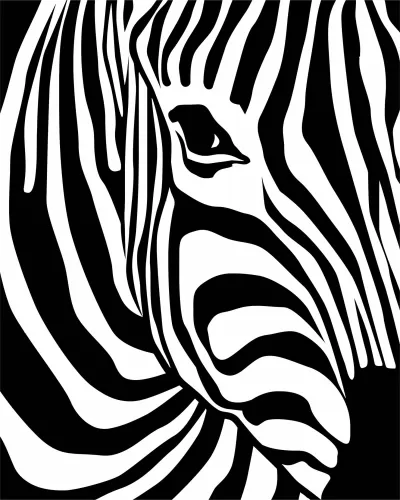 Zebra Desen Vektör Ücretsiz Vektör CDR çizimi