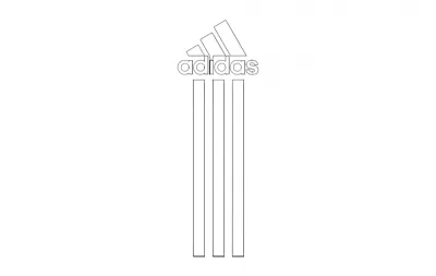 Adidas Telefon için dxf Dosyası DXF çizimi